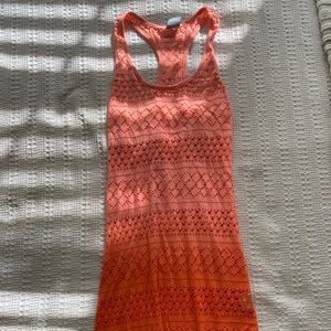 Orange Ombré Beach Dress